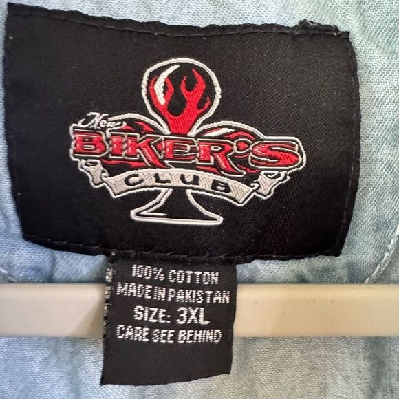 Sturgis 2013 Black Hills Rally Biker’s Club Sleeveless Denim Shirt Vest 3XL - Picture 7 of 7